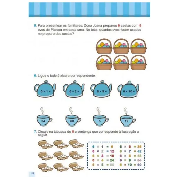 APRENDENDO TABUADA 2